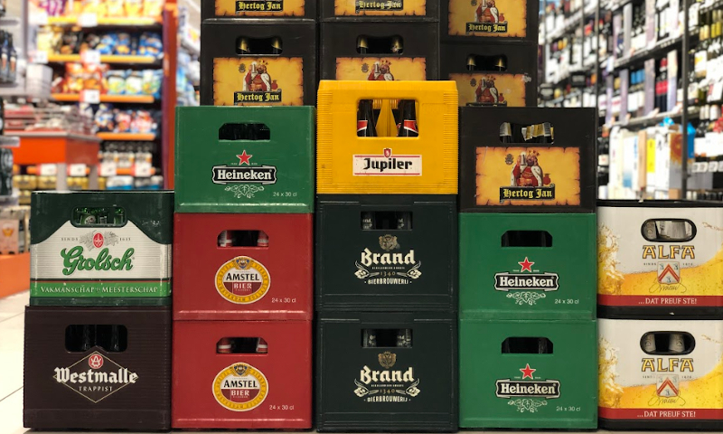 Kratten bier in de aanbieding Kratten bier in de aanbieding